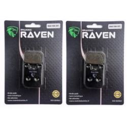 2 Kit plaquettes frein Yamaha TY 250Z  Avant et Arrière Nc -  - Raven 101-121