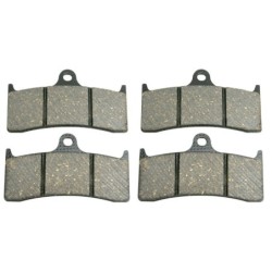 2 Kit plaquettes frein Kawasaki ZX-7 700 Ninja Av Ga et Av Dr Nc - EBC FA249, 424 - Raven 101-126