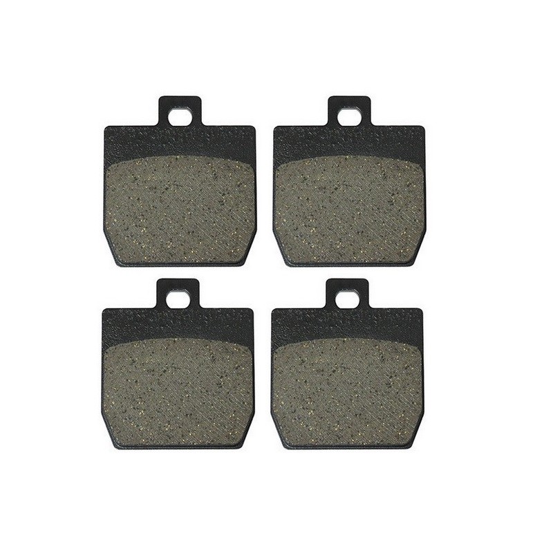 2 Kit plaquettes frein Qooder Quadro 3 350  Av Ga et Av Dr QS43121225000 - EBC FA66 - Raven 101-128