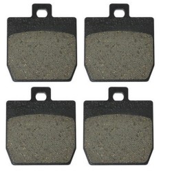 2 Kit plaquettes frein Qooder Quadro 4 350  Av Ga et Av Dr QC852031M00 - EBC FA66 - Raven 101-128