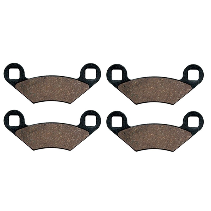 2 Kit plaquettes frein Polaris Trail Blazer 400  Av Ga et Av Dr Nc - EBC FA159 - Raven 101-162