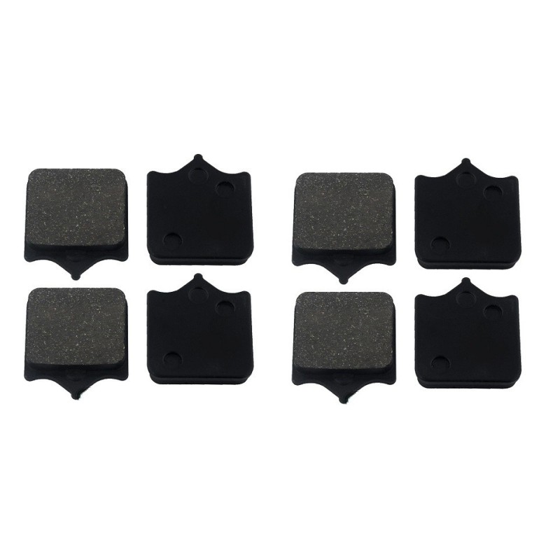 2 Kit plaquettes frein Ktm SuperMoto 990 R, T Av Ga et Av Dr Nc - EBC FA322/4HH - Raven 101-177