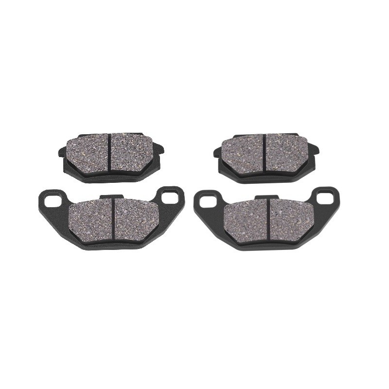 2 Kit plaquettes frein Kymco MXU 50  Av Ga et Dr 45105-LDB5-E10 - EBC FA400 - Raven 101-183