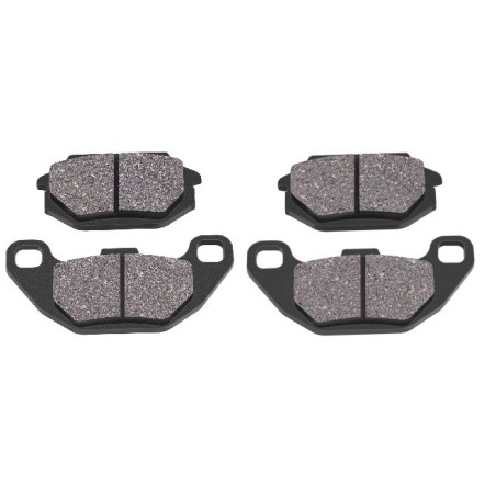 2 Kit plaquettes frein Kymco MXU 50  Av Ga et Av Dr 45105-LDB5-E10 - EBC FA400 - Raven 101-183