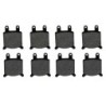 2 Kit plaquettes frein Gilera RV 200  Av Ga et Av Dr Nc - EBC FA76 - Raven 101-184