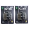 2 Kit plaquettes frein Kymco MXU 250  Av Ga et Av Dr Nc - EBC FA377 - Raven 101-230