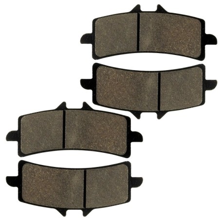2 Kit plaquettes frein Suzuki GSX-R 600  Av Ga et Av Dr 59100-14830 - EBC FA447HH - Raven 101-258