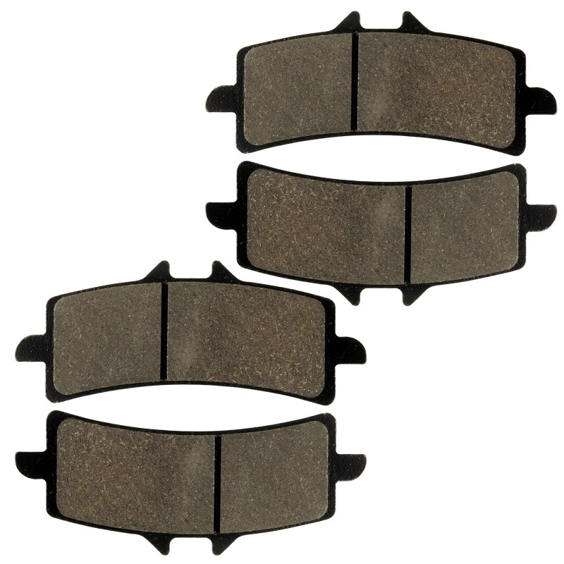 2 Kit plaquettes frein Kawasaki Z H2 SE 1000  Av Ga et Av Dr 43082-0190 - EBC FA447HH - Raven 101-258