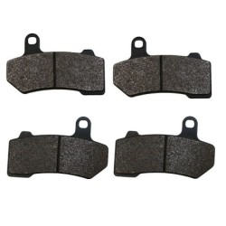 2 Kit plaquettes frein Harley-davidson Glide Trike 1690 FLHTCUTG Av Ga et Av Dr Nc - EBC FA409HH - Raven 101-271