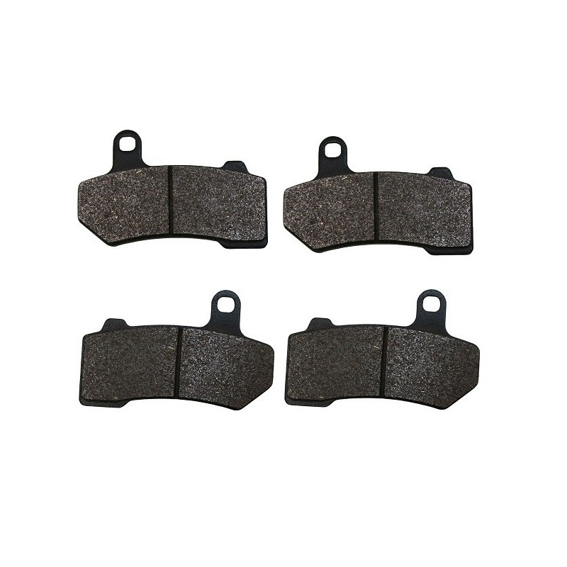 2 Kit plaquettes frein Harley-davidson Cvo Touring Road King FLHRSE Av Ga et Dr 42850-06 - EBC FA409HH - Raven 101-271