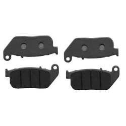 2 Kit plaquettes frein Harley-davidson Sportster 1200 XL Av Ga et Av Dr Nc - EBC FA381 - Raven 101-272