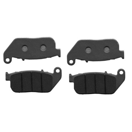 2 Kit plaquettes frein Harley-davidson Sportster 1200 XL Av Ga et Av Dr Nc - EBC FA381 - Raven 101-272