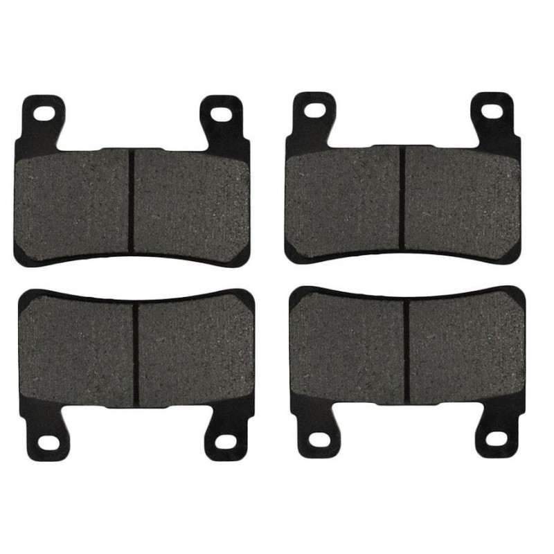 2 Kit plaquettes frein Harley-davidson Softail Fat Boy FLFB Av Ga et Av Dr 41300-102 - EBC FA296HH - Raven 101-279