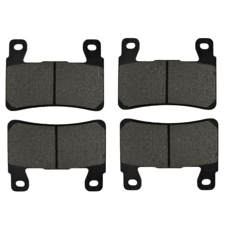 2 Kit plaquettes frein Harley-davidson Softail Low Rider S FXLRS Av Ga et Av Dr 41300-102 - EBC FA296HH - Raven 101-279