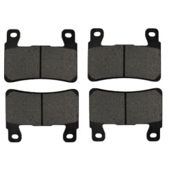 2 Kit plaquettes frein Harley-davidson Softail Low Rider El Diablo FXRST Av Ga et Av Dr 41300-102 - EBC FA296HH - Raven 101-279