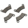 2 Kit plaquettes frein Quadzilla CUV 300 E 4x4 Side by Side Av Ga et Av Dr Nc - EBC FA482 - Raven 101-294