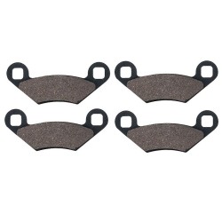 2 Kit plaquettes frein Polaris Scrambler 1000  Av Ga et Av Dr Nc - EBC FA475 - Raven 101-300