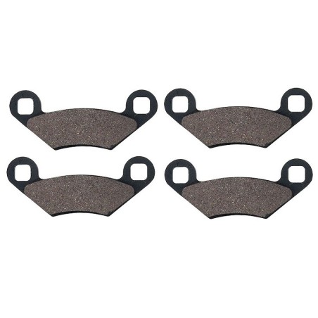 2 Kit plaquettes frein Polaris Scrambler 850  Av Ga et Av Dr Nc - EBC FA475 - Raven 101-300