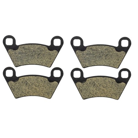 2 Kit plaquettes frein Polaris Ranger 700  Av Ga et Av Dr Nc - EBC FA354R - Raven 101-312