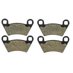 2 Kit plaquettes frein Polaris UTV 500  Av Ga et Av Dr Nc - EBC FA354R - Raven 101-312