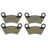 2 Kit plaquettes frein Polaris UTV 1500  Av Ga et Av Dr Nc - EBC FA354R - Raven 101-312