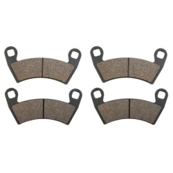 2 Kit plaquettes frein Polaris Brutus  Av Ga et Av Dr Nc - EBC FA452R - Raven 101-313