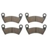 2 Kit plaquettes frein Polaris Brutus  Av Ga et Av Dr Nc - EBC FA452R - Raven 101-313