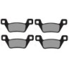 2 Kit plaquettes frein Kymco MXU 500 i 4x4 IRS i DX Av Ga et Av Dr Nc - EBC FA600TT - Raven 101-316