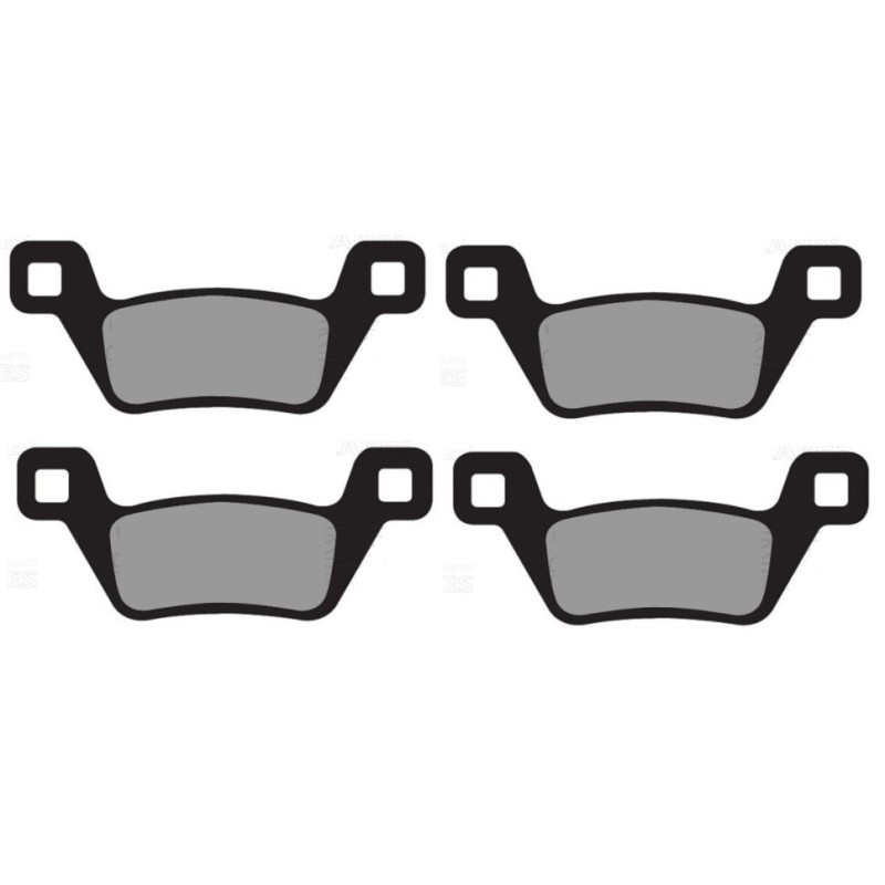 2 Kit plaquettes frein Kymco UXV 700 i Turf Av Ga et Av Dr Nc - EBC FA600TT - Raven 101-316