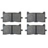 2 Kit plaquettes frein Honda CB 650 Nighthawk  Av Ga et Av Dr Nc - EBC FA679HH - Raven 101-379
