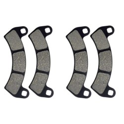2 Kit plaquettes frein Polaris General 1000 XP 4P (R03) Av Ga et Av Dr Nc - EBC FA680 - Raven 101-391