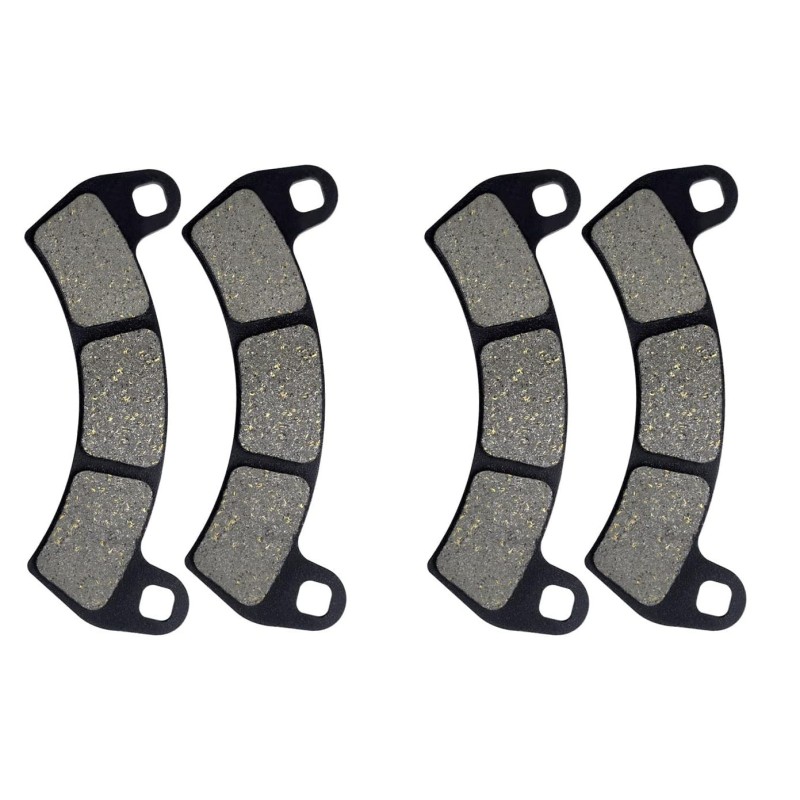 2 Kit plaquettes frein Polaris General 1000 XP 4P (R03) Av Ga et Av Dr Nc - EBC FA680 - Raven 101-391