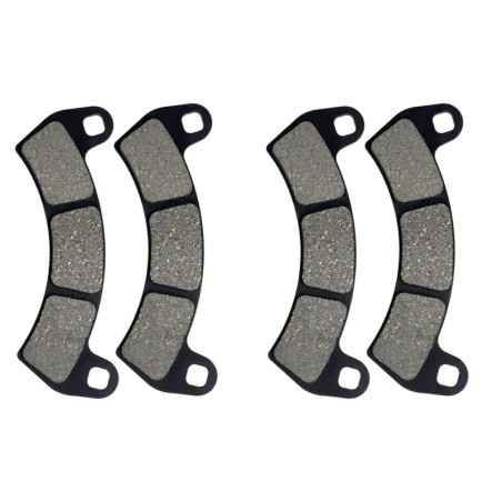 2 Kit plaquettes frein Polaris General 1000 XP 4P (R03) Av Ga et Av Dr Nc - EBC FA680 - Raven 101-391