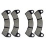 2 Kit plaquettes frein Polaris RZR XP toutes versions Av Ga et Av Dr Nc - EBC FA680 - Raven 101-391