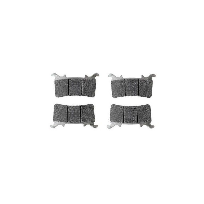 2 Kit plaquettes frein Bmw S 1000 RR  Av Ga et Av Dr 34117106087 - EBC FA707 - Raven 101-415
