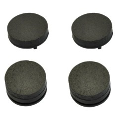 2 Kit plaquettes frein Honda FL 250  Av Ga et Av Dr Nc - EBC FA40 - Raven 101-505