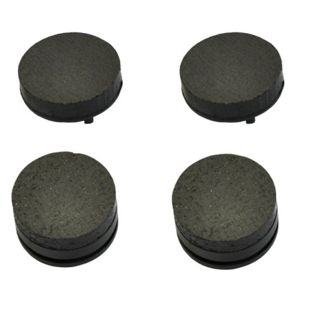 2 Kit plaquettes frein Honda FL 250  Av Ga et Av Dr Nc - EBC FA40 - Raven 101-505