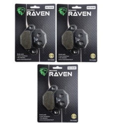 3 Kit plaquettes frein Quadzilla QZ 250  Av G, Av D et Ar Nc - EBC FA84 - Raven 102-005