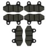 3 Kit plaquettes frein Italjet Bazooka 650  Av G, Av D et Ar Nc - EBC FA86 - Raven 102-011