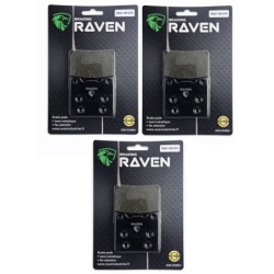 3 Kit plaquettes frein Suzuki GSX 550  Av G, Av D et Ar 69130-21E00 - EBC FA63 - Raven 102-016