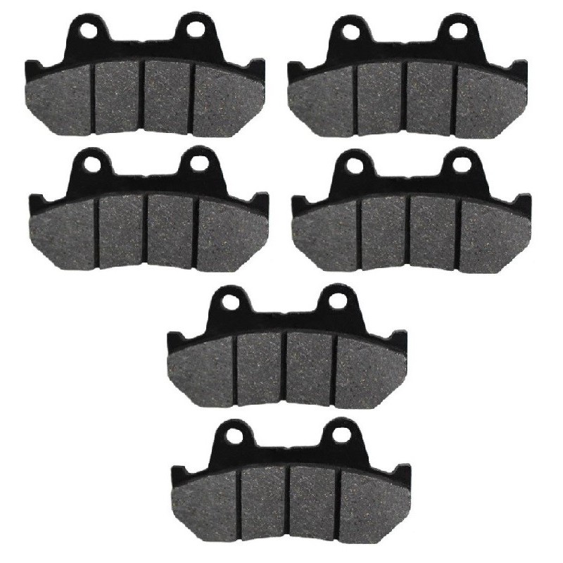 3 Kit plaquettes frein Honda CX 650  Av G, Av D et Ar 45105-KL8-712 - EBC FA69/2 - Raven 102-049