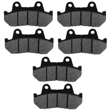3 Kit plaquettes frein Honda CX 650  Av G, Av D et Ar 45105-KL8-712 - EBC FA69/2 - Raven 102-049