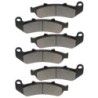 3 Kit plaquettes frein Honda CBR 1000 F  Av G, Av D et Ar 06455-MZ2-405 06435-MAT-006 - EBC FA189 - Raven 102-055