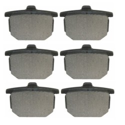 3 Kit plaquettes frein Honda CB 900 Super Sport  Av G, Av D et Ar 45105-371-000 - EBC FA31 - Raven 102-078
