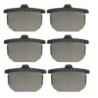 3 Kit plaquettes frein Honda CB 900 Super Sport  Av G, Av D et Ar 45105-371-000 - EBC FA31 - Raven 102-078