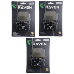 3 Kit plaquettes frein Honda GL 1100 Gold-Wing  Av G, Av D et Ar 45105-438-004 - EBC FA30 - Raven 102-079