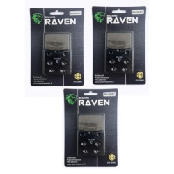 3 Kit plaquettes frein Bmw K 100 RT  Av G, Av D et Ar 34111454724 - EBC FA18 - Raven 102-081