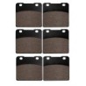 3 Kit plaquettes frein Suzuki GSX 1100 E ES EF Av G, Av D et Ar 59100-20810 - EBC FA103 - Raven 102-085