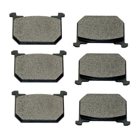 3 Kit plaquettes frein Kawasaki GPZ 750  Av G, Av D et Ar 43082-1021 - EBC FA66 - Raven 102-127