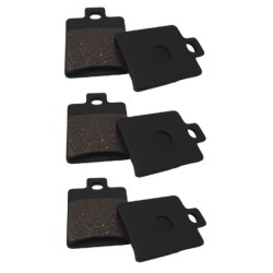 3 Kit plaquettes frein Adiva AD1 150 3 roue Av G, Av D et Ar Nc - EBC FA260 - Raven 102-137